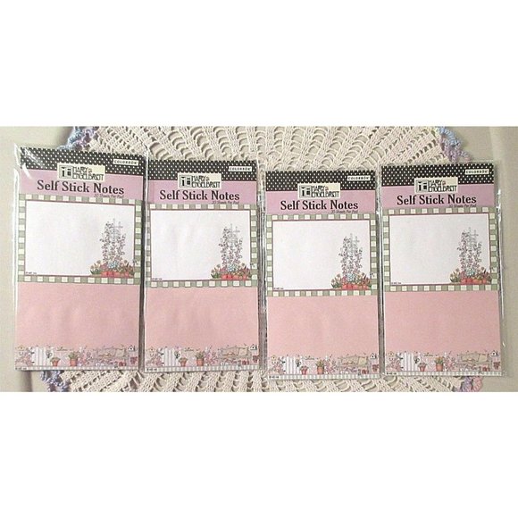 4 PKS Mary Engelbreit Garden Bench Trellis Floral - Picture 1 of 2